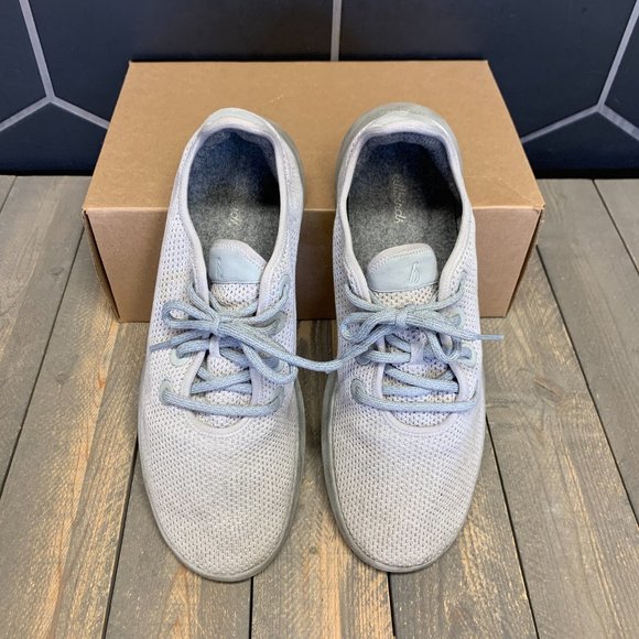 ~!Used W/O Box! Mens Allbirds Tree Runner Grey Low Mesh Trainer Sneaker Size 13 - Picture 3 of 6